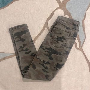 Hudson Camo Denim Pants NWOT
